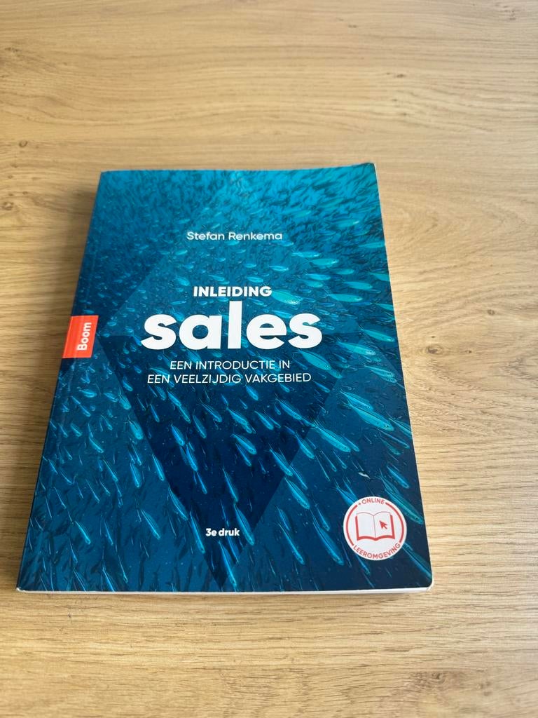 Inleiding Sales: Klantrelaties en Verkoopstrategieën, Boeken, Verzenden, Zo goed als nieuw, Economie en Marketing
