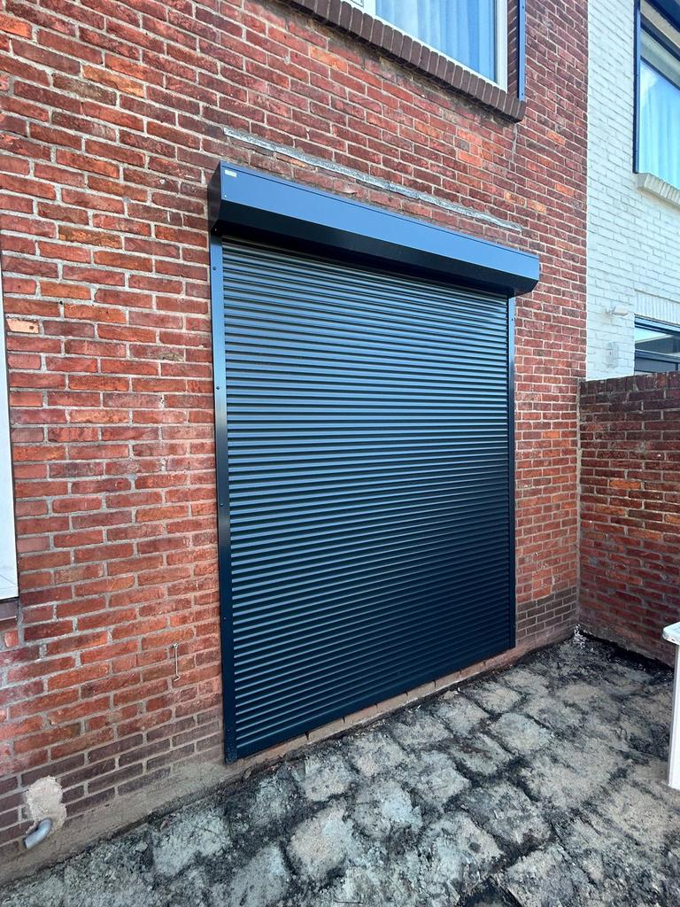 7x Nieuwe Antraciet Grijze Rolluiken (incl. 1x Somfy motor), Doe-het-zelf en Verbouw, Rolluiken, Ophalen, 200 cm of meer, 150 tot 200 cm