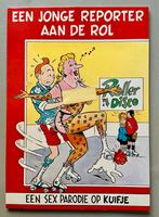 Jonge Reporter aan de Rol - Kuifje Parodie - Zeldzaam 1982, Eén stripboek, Ophalen of Verzenden, Zo goed als nieuw