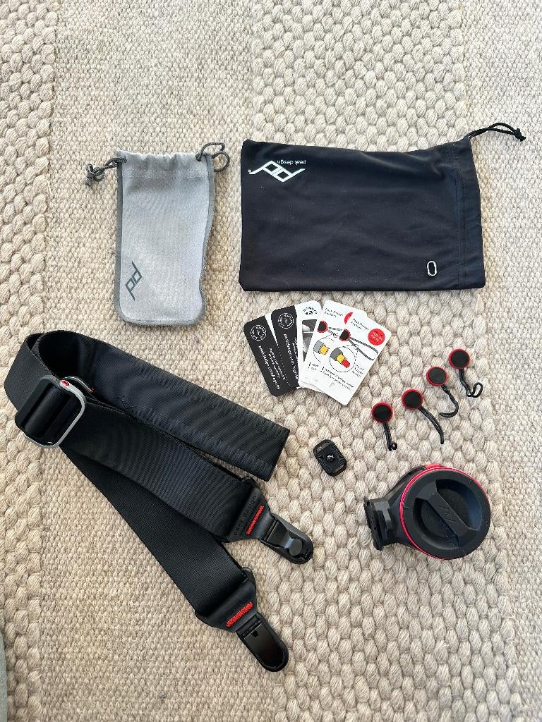 Peak Design Canon EF Lens Kit, Capture Clip, 1x Strap, Ophalen of Verzenden, Zo goed als nieuw, Toebehoren