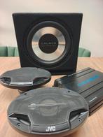 Crunch Subwoofer + versterker met JBL Speakers, Ophalen of Verzenden, Gebruikt