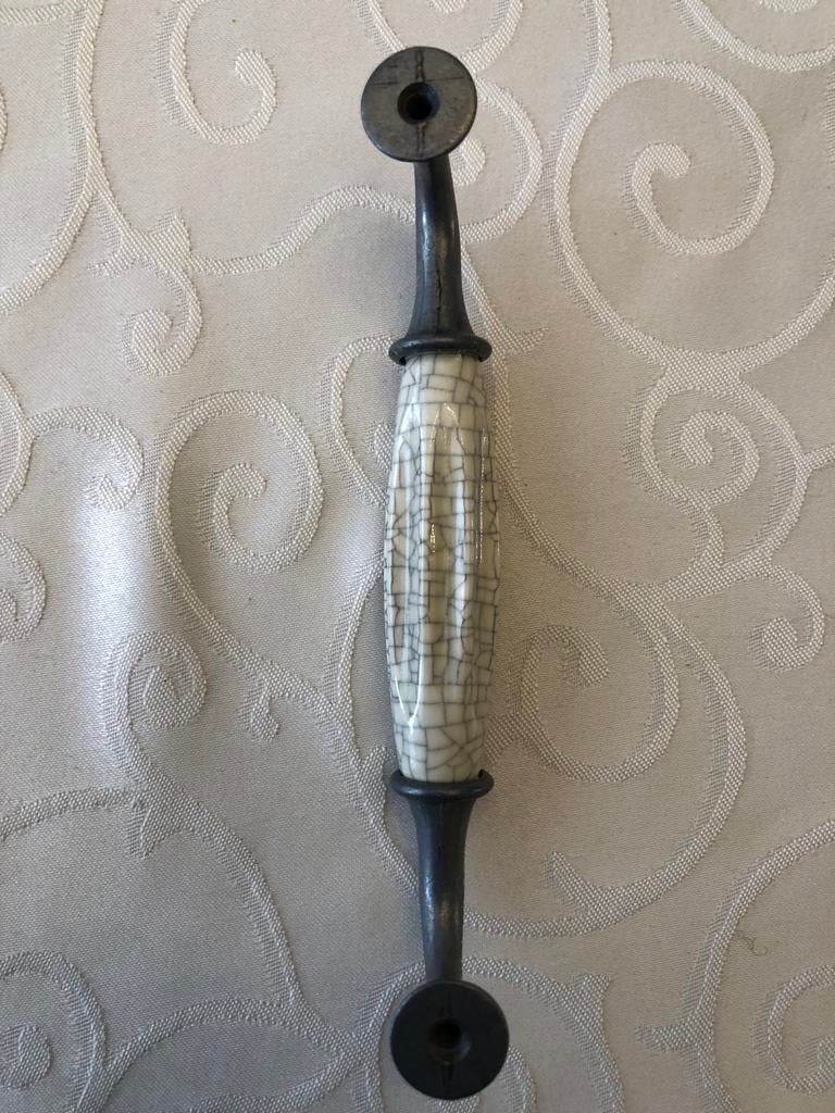 14 Porseleinen grepen voor keukenlades of deurtjes, Ophalen, Gebruikt