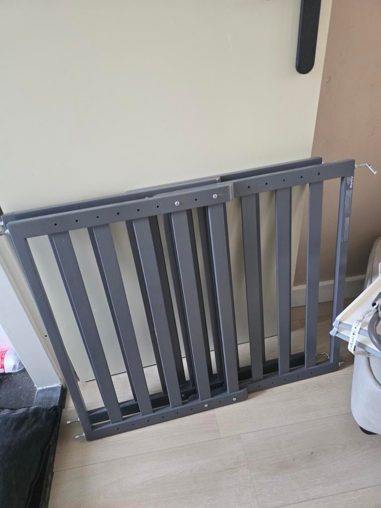 2 Noma Antraciet Traphekjes - Veiligheid voor Kinderen, Ophalen, Gebruikt, Klemhekje, Metaal of IJzer