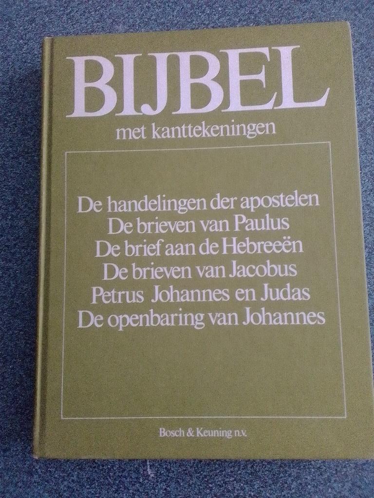 Bijbel met kanttekeningen dl.8, Ophalen of Verzenden, Zo goed als nieuw, Christendom | Protestants
