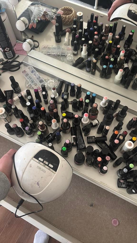 Heel veel gebruikte nagel lakjes, Ophalen of Verzenden, Gebruikt, Overige kleuren, Handen en Nagels