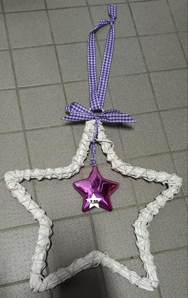 Decoratieve ster met paarse ster, Ophalen of Verzenden