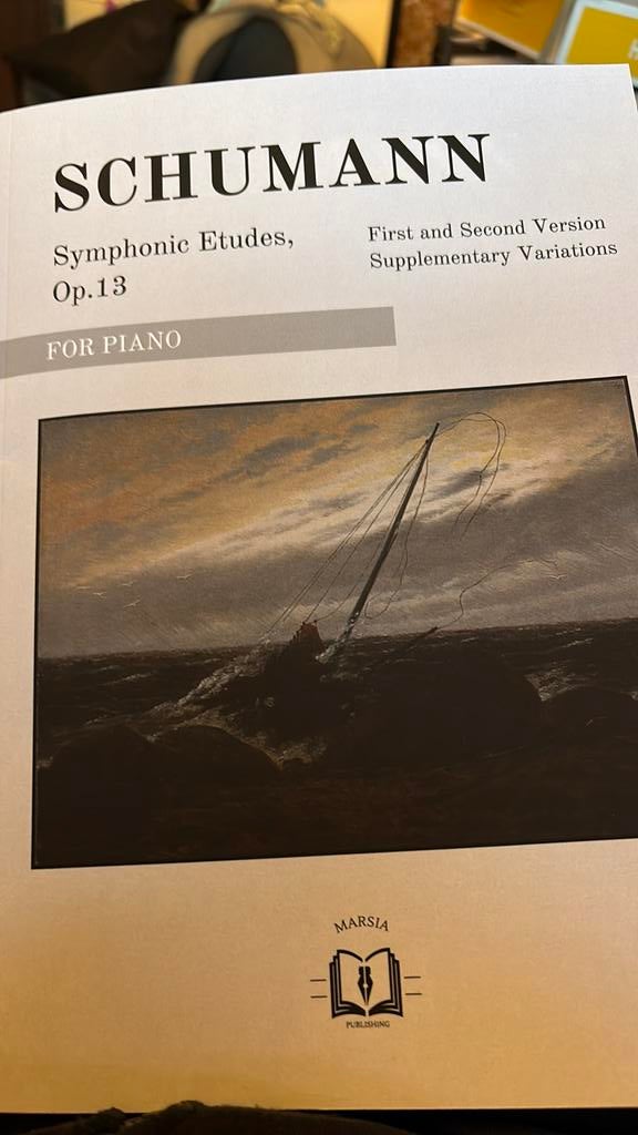 Schumann, symphonic Etudes, Muziek en Instrumenten, Bladmuziek, Klassiek, Nieuw, Ophalen of Verzenden, Artiest of Componist