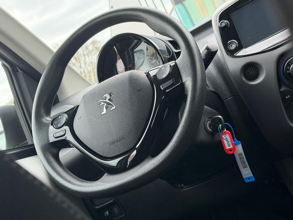 Peugeot 108 1.0 e-VTi Active - Blanc Lipizan - AC/Camera/Car, Auto's, Peugeot, Voorwielaandrijving, Stof, Gebruikt, Start-stop-systeem