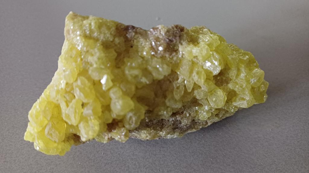 RB572 Zwavel Potosi Bolivia #Collectie #Verzameling, Ophalen of Verzenden, Mineraal