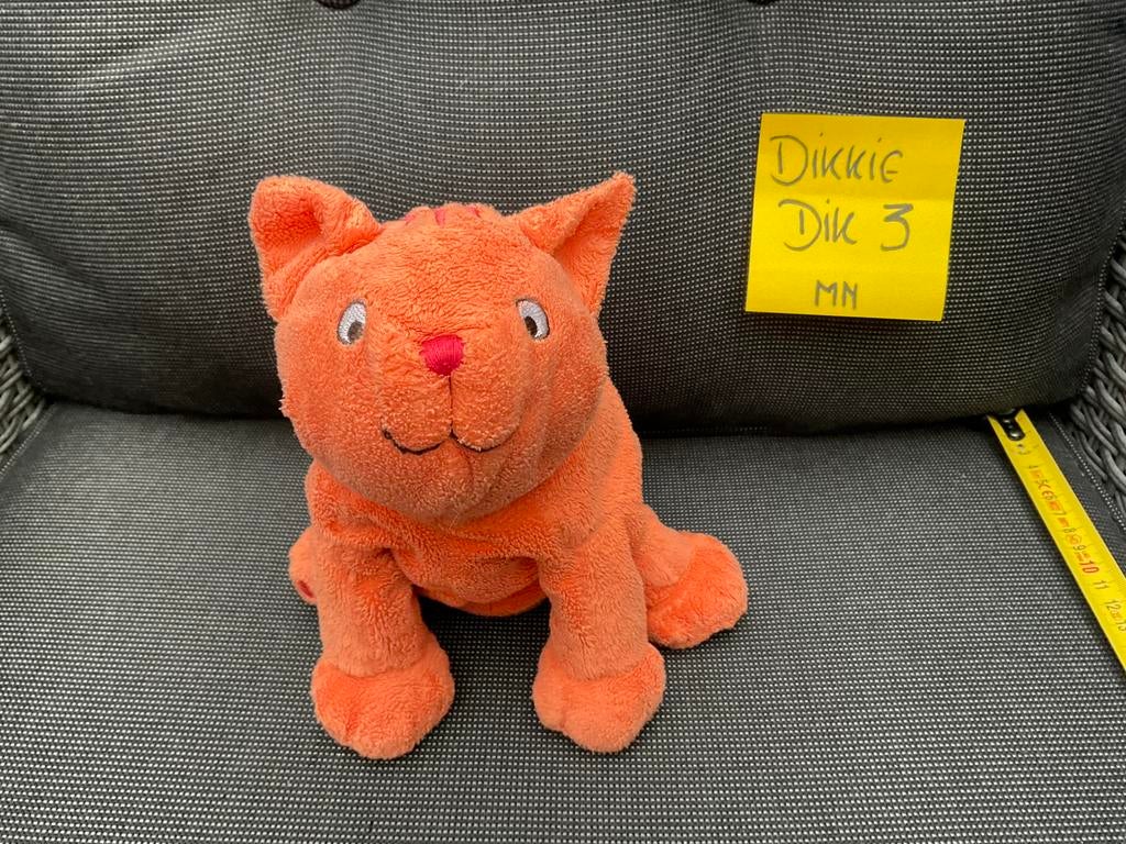 Zgan, niet kapot, Dikkie Dik knuffel 20/25cm, Ophalen, Overige figuren, Zo goed als nieuw, Beeldje of Figuurtje