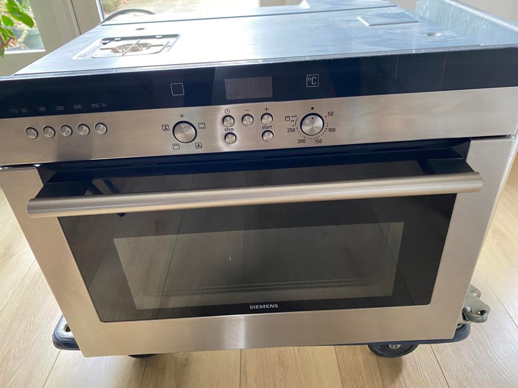 Inbouw Combimagnetron Siemens, Witgoed en Apparatuur, Gebruikt, 60 cm of meer, Inbouw, Hete lucht