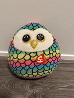 Ty Squish-a-Boos uil knuffel, Ophalen of Verzenden, Zo goed als nieuw, Overige typen