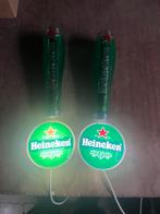 Heineken Taphendels met Verlichting (2 stuks), Ophalen of Verzenden, Zo goed als nieuw, Overige merken