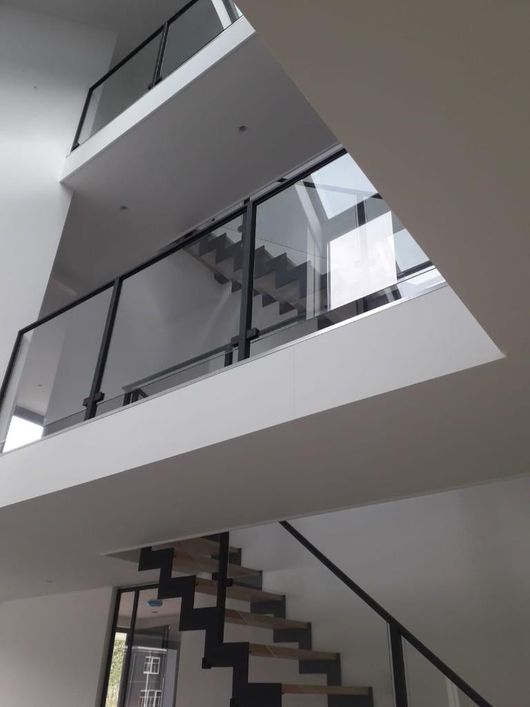 stalen balustrade, trapleuning, stalen traphek, reling, trap, Ophalen, Nieuw, Metaal