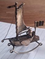 Miniatuur zilver ..zijlbootje, Ophalen of Verzenden, Zilver