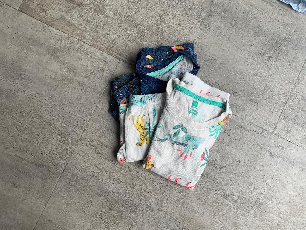 2 zomer pyjama’s jongen maat 110/116, Kinderen en Baby's, Kinderkleding | Maat 110, Ophalen of Verzenden, Gebruikt, Jongen, Nacht- of Onderkleding