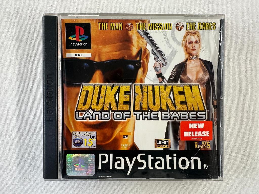 Duke Nukem Land of the Babes Playstation 1 - PS1, Avontuur en Actie, Gebruikt, Vanaf 18 jaar, Playstation