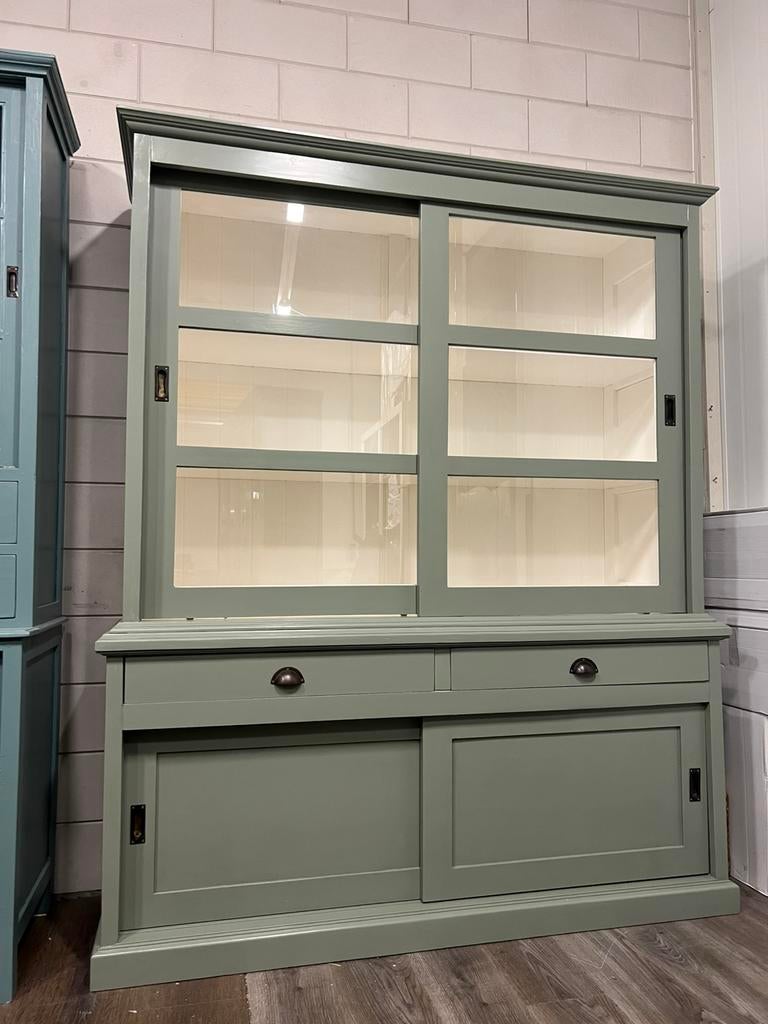 buffetkast / winkelkast /vitrinekast /servicekast, Ophalen of Verzenden, Zo goed als nieuw, 50 tot 75 cm, 200 cm of meer