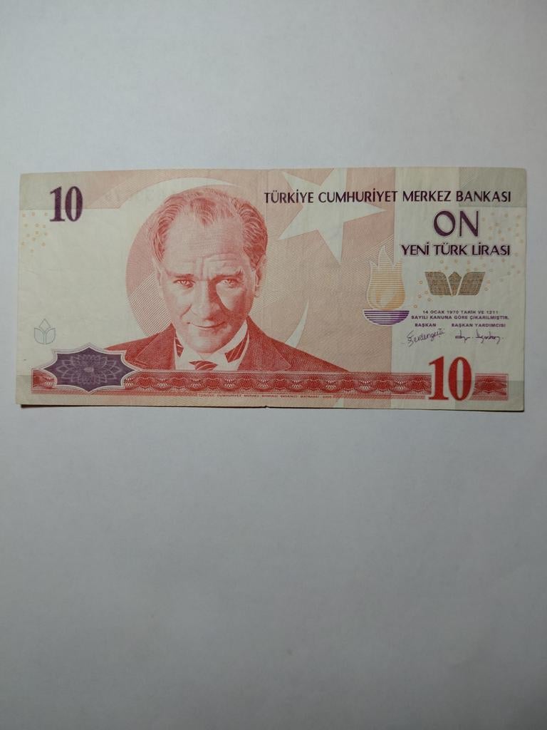 Turkije 10 lira 2005, Postzegels en Munten, Bankbiljetten | Europa | Niet-Eurobiljetten, Ophalen of Verzenden, Overige landen