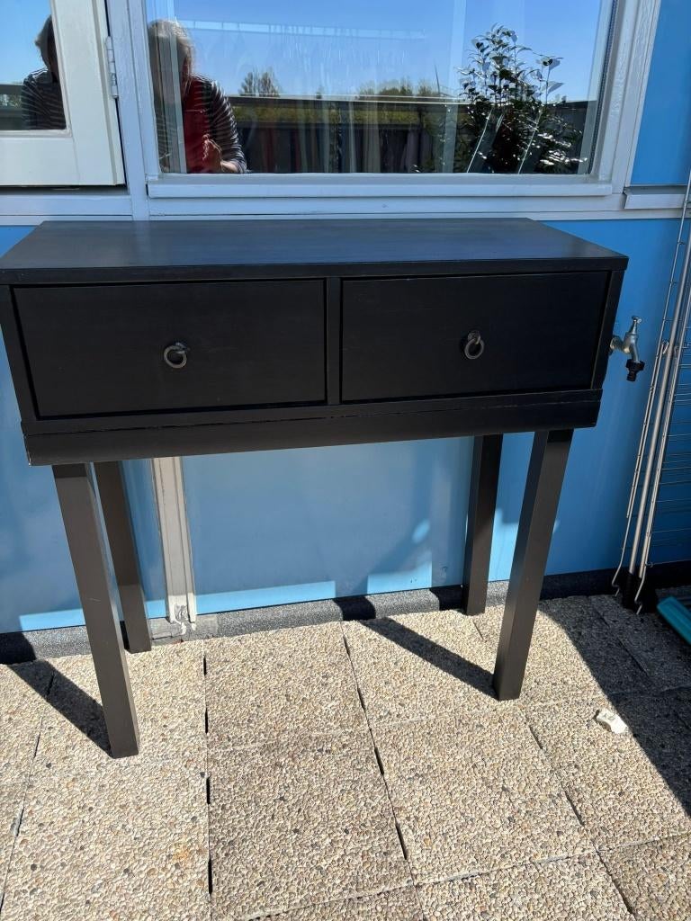 sidetable, Huis en Inrichting, Tafels | Sidetables, Ophalen, Gebruikt, 100 tot 150 cm, Grenenhout