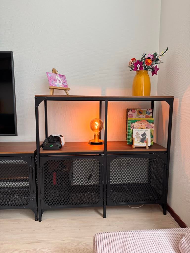 IKEA Fjalbo TV-meubel en opbergcombinatie, Ophalen, Zo goed als nieuw, 200 cm of meer, Minder dan 100 cm