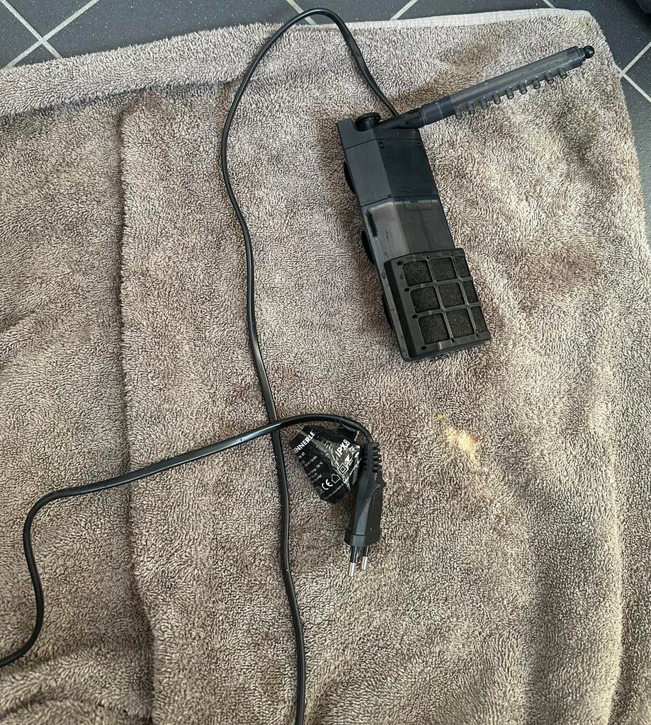 Dennerle hoekfilter incl. Baby protector, Ophalen, Zo goed als nieuw, Filter, Dennerle
