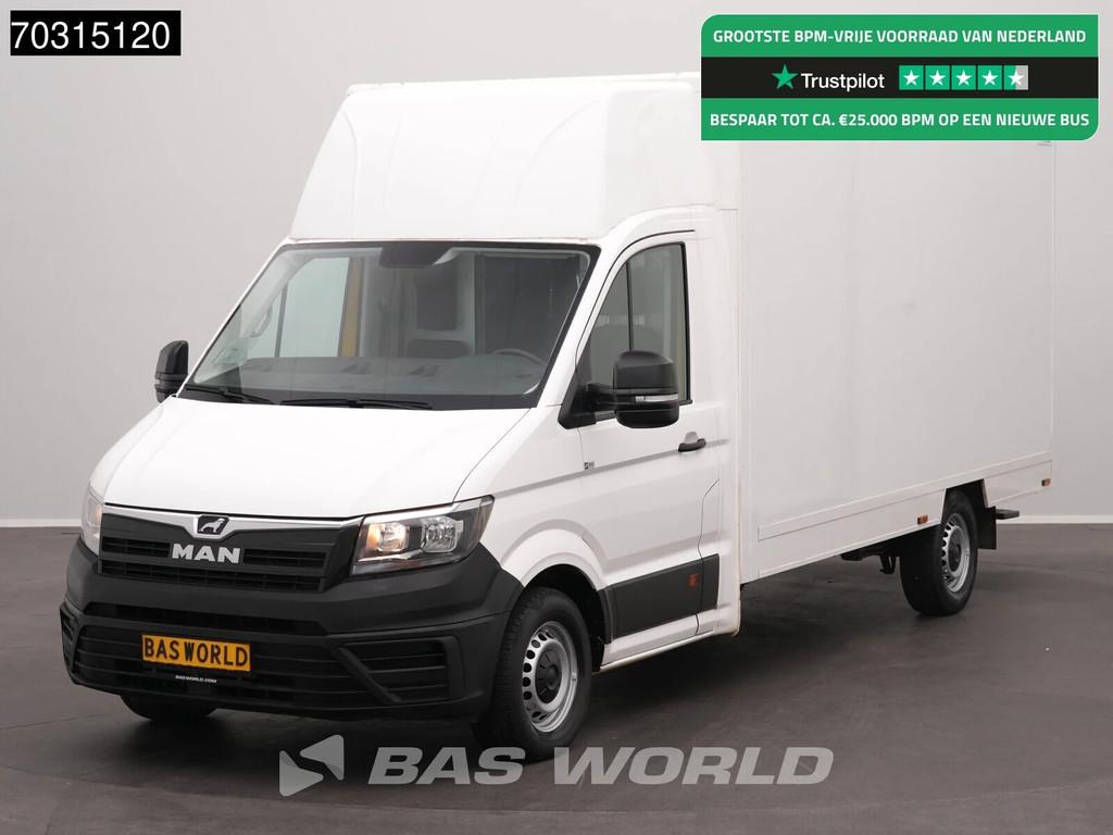 MAN TGE 3.100 Bakwagen Verkoopwagen Foodtruck Meubelbak Koff, Auto's, Bestelauto's, Stof, Gebruikt, Euro 6, 4 cilinders
