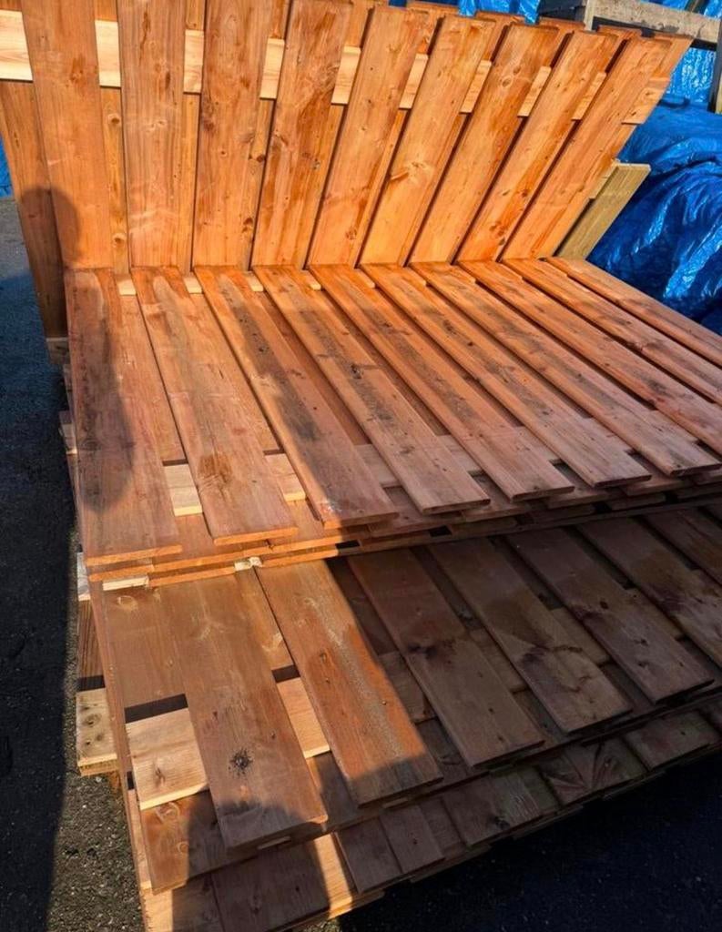 Red class wood schuttingen!, Tuin en Terras, Schuttingen, 1 tot 2 meter, 6 meter of meer, Ophalen of Verzenden, Zo goed als nieuw