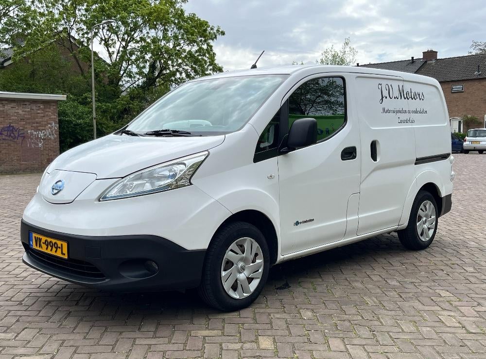 Nissan Nv200 GB Elektrisch 109pk (incl. Batterij) 2014, Auto's, Bestelauto's, Stof, Wit, Origineel Nederlands, Grijs
