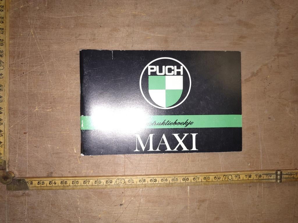 Onderhouds boekje Puch Maxi Piaggio, Ophalen of Verzenden, Zo goed als nieuw