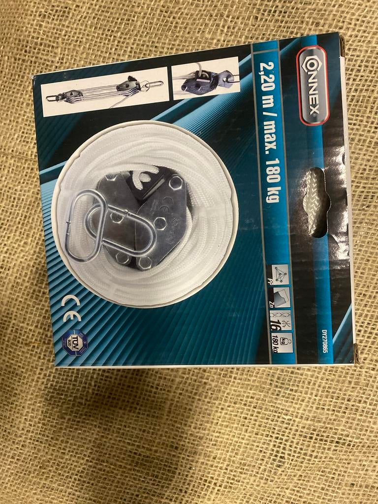 CONNEX Katrolset 2,20 m / max. 180 kg - Nieuw, Onbekend, Nieuw, Ophalen of Verzenden, Onbekend