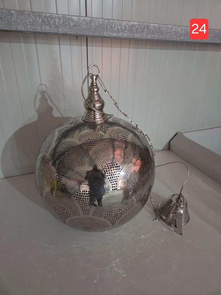 Zenza zilver hanglamp bol ( Marrakech ), Ophalen of Verzenden