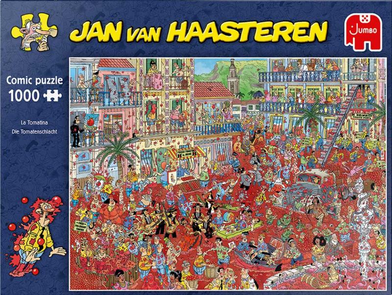 Jan van Haasteren - La Tomatino - 1000 st. (AANBIEDING), Ophalen of Verzenden, 500 t/m 1500 stukjes, Nieuw, Legpuzzel