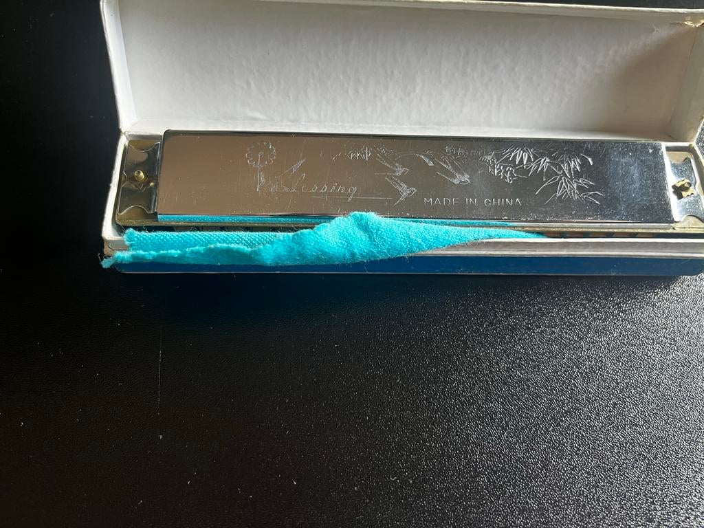 Mondharmonica Blessing - Made in China, Muziek en Instrumenten, Blaasinstrumenten | Mondharmonica's, Ophalen of Verzenden, Gebruikt