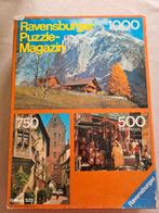 Ravensburger Puzzle-Magazin 3 puzzels, Ophalen of Verzenden, 500 t/m 1500 stukjes, Zo goed als nieuw, Legpuzzel