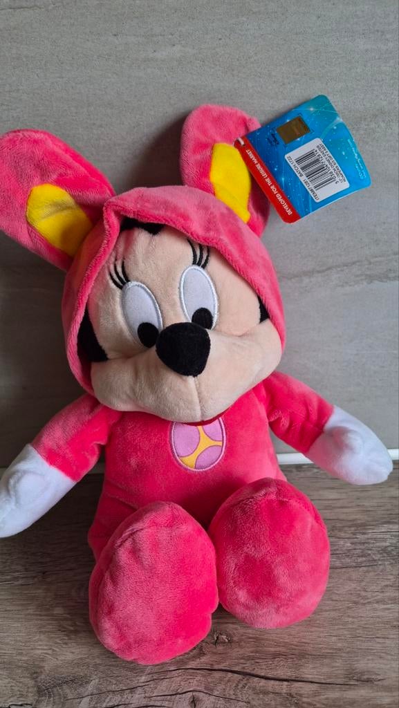 Originele Disney Minnie Mouse Bunny knuffel, Ophalen of Verzenden, Nieuw, Knuffel
