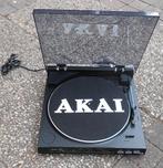 Akai draaitafel ATT-01-U zwart met ingb MD VV..lees..., Automatisch, Ophalen of Verzenden, Zo goed als nieuw, Platenspeler
