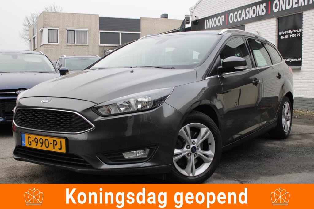 Ford Focus Wagon 1.5 Titanium | Airco | Parkeersensoren / El, Auto's, Ford, Stof, Euro 6, 4 cilinders, 150 pk