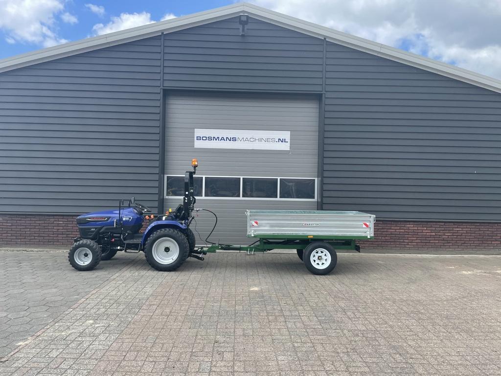 Kraffter Kipper 2.5t 1-asser voor minitractor (solis kubota, Auto's, Overige brandstoffen, Bedrijf, Aanhangers en Opleggers, Te koop