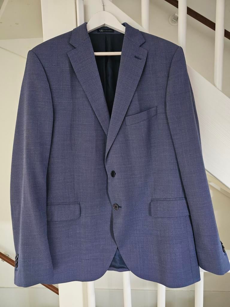 Tomasso Colbert Blauw Maat 56, Blauw, Maat 56/58 (XL), Ophalen of Verzenden, Zo goed als nieuw