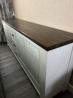 Mooi velasco wit echt houten  dressoir te koop, Ophalen, Met deur(en), 200 cm of meer, 25 tot 50 cm