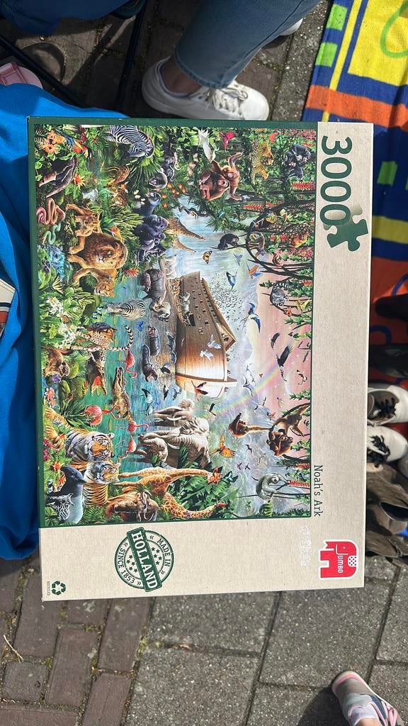 Jumbo Legpuzzel Ark van Noah - Compleet 3000 stukjes, Ophalen of Verzenden, Meer dan 1500 stukjes, Gebruikt, Legpuzzel