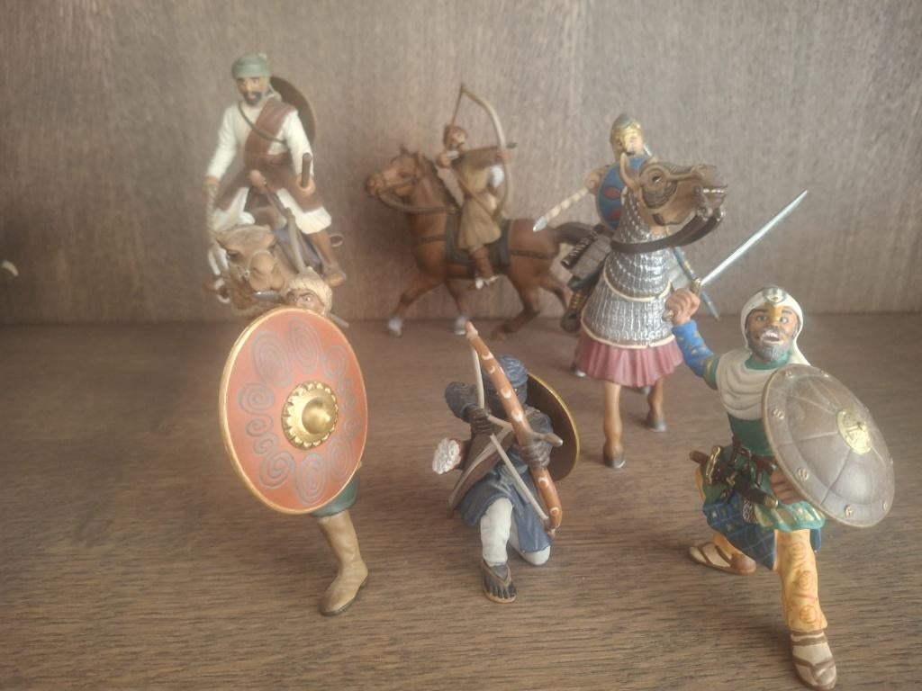 Schleich Arabische ridders met kameel en paarden, Ophalen of Verzenden, Zo goed als nieuw