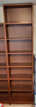 Billy boekenkast donkerbruin 60cm met opzetstuk, Huis en Inrichting, Kasten | Boekenkasten, Ophalen, Gebruikt, 200 cm of meer