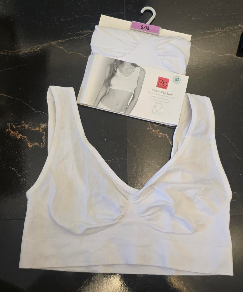 Sport bh seamless bh S/M, Kleding | Dames, Ondergoed en Lingerie, Ophalen of Verzenden, Zwart, BH