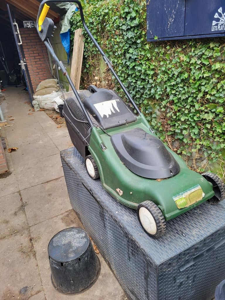 Greenway EM 38 elektrische grasmaaier, Ophalen of Verzenden, Gebruikt