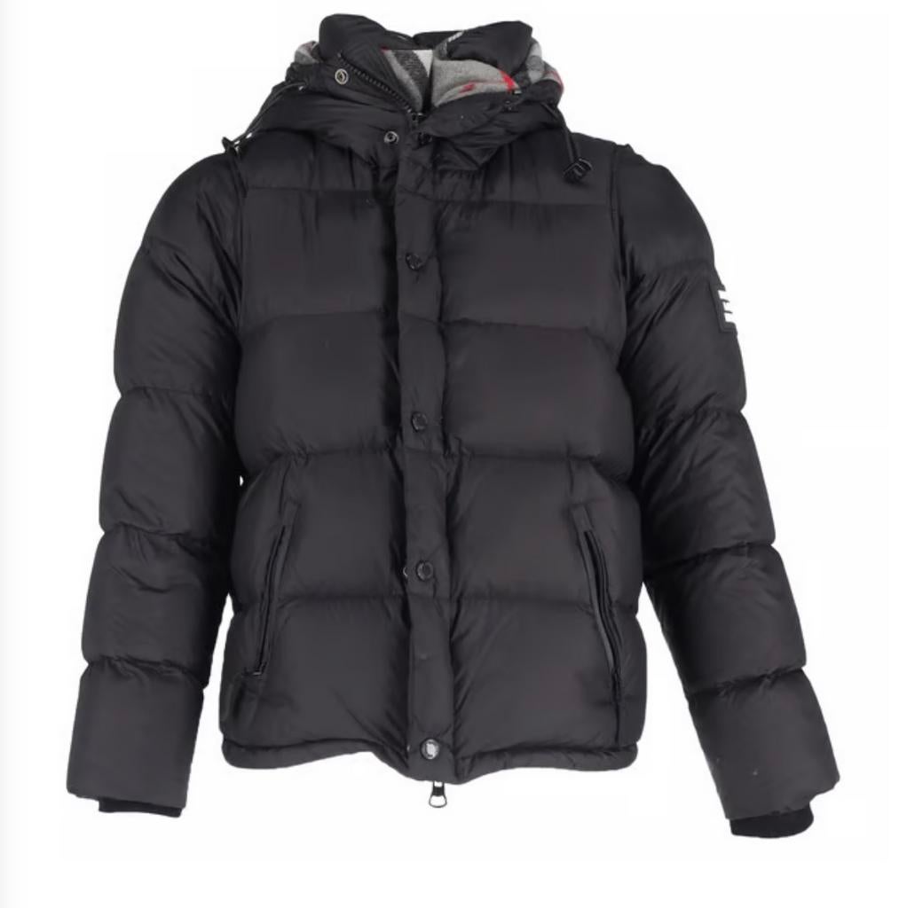 Burberry jas maat m, Kleding | Heren, Ophalen, Zo goed als nieuw, Zwart