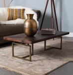 Salontafel Dutchbone Zuiver Class visgraat blad, Ophalen, Gebruikt, 100 tot 150 cm, 50 tot 100 cm