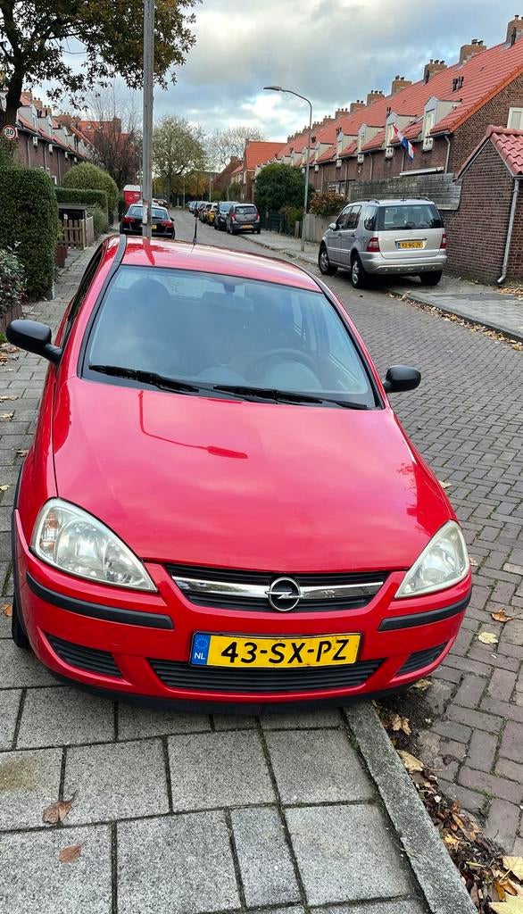 Opel Corsa 1.2 16V Twinport 5D 2006 Rood, Voorwielaandrijving, 450 kg, 31 €/maand, 4 cilinders