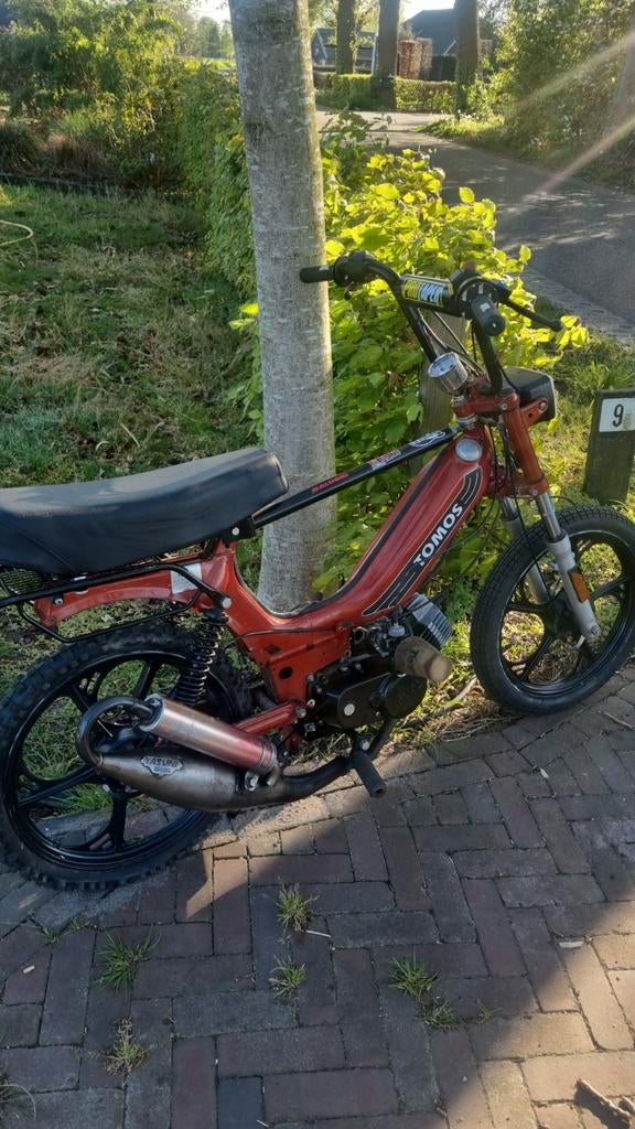 Tomos 70cc parmakit, Fietsen en Brommers, Brommers | Tomos, Zo goed als nieuw, Standard, Ophalen